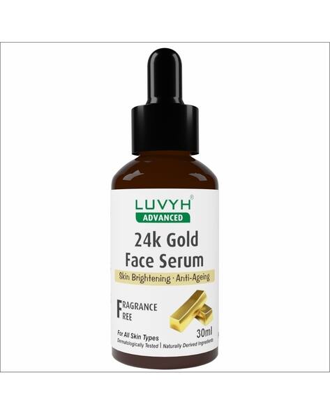 LUVYH Women Gold Serum with Niacinamide and Hyaluronic Acid