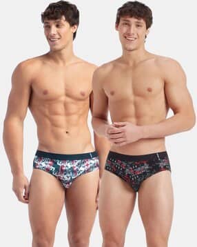jockey Men Pack of 2 Graphic Print Briefs-picture-50