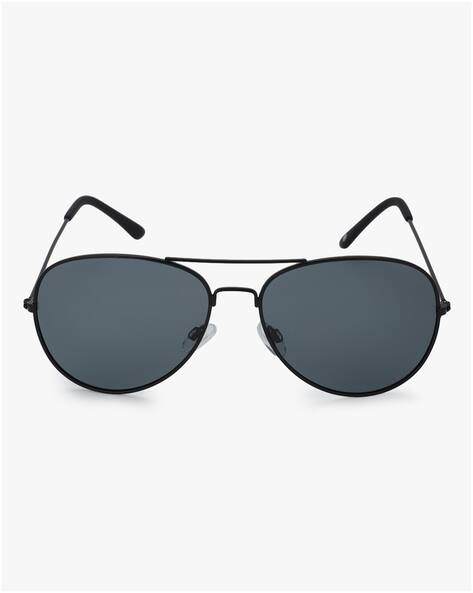 Carlton London Unisex Polarised Aviator Sunglasses - 61901 (Black)