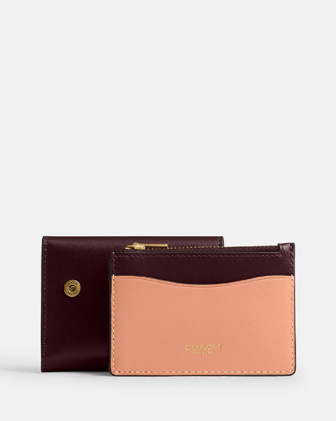 Buy Coach In Colorblock Essential Card Holder Tri-Fold Wallet