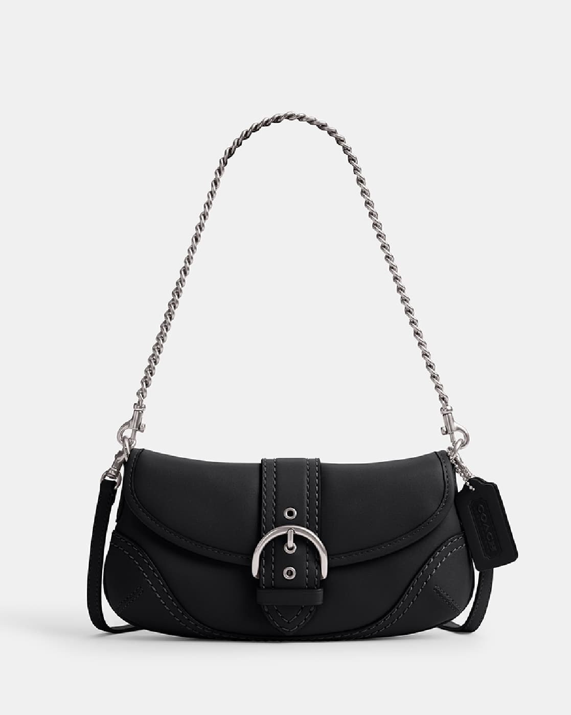 Buy Coach Soho 25 Small Shoulder Bag | Black Color Women | AJIO LUXE
