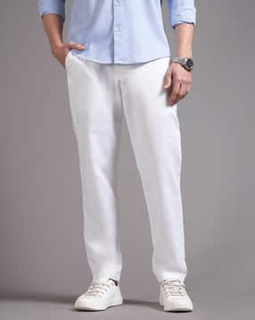 british club Men Straight Fit Flat-Front Trousers-picture-32