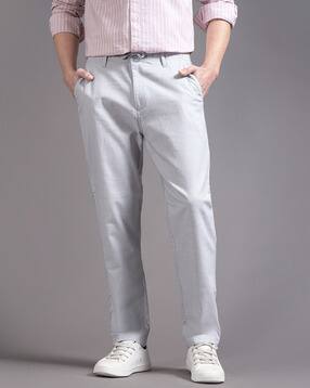 british club Men Straight Fit Flat-Front Trousers-picture-52