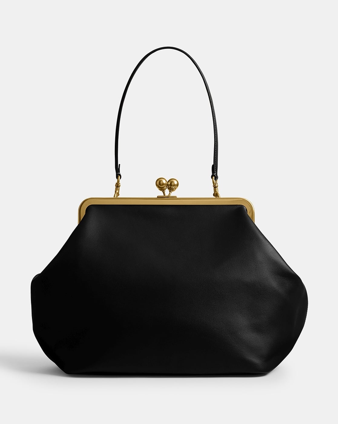 Buy Coach Large Kisslock Frame Shoulder Bag | Black Color Women