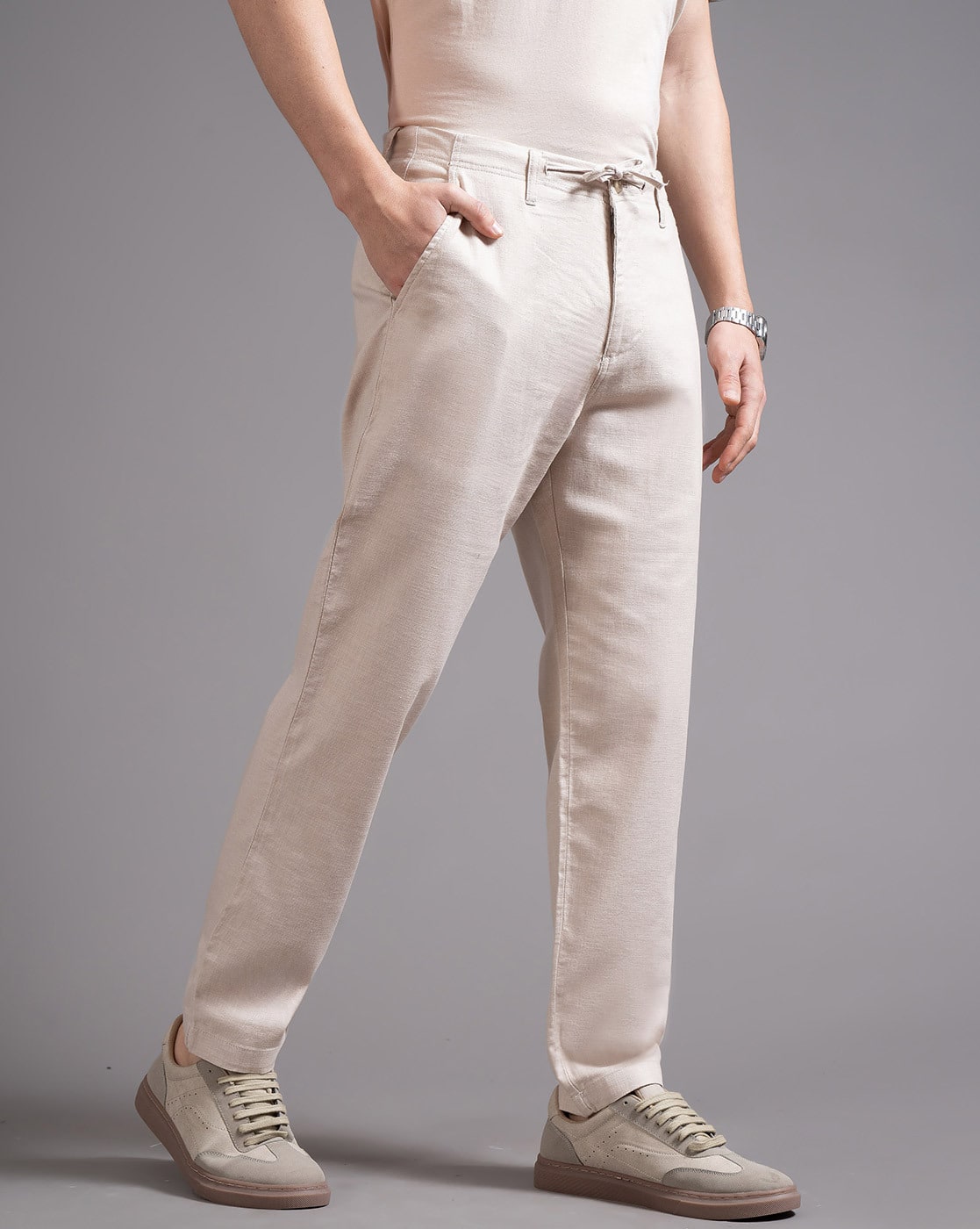 Buy Beige Trousers & Pants for Men by British Club Online Buy Beige Trousers & Pants for Men by British Club Online