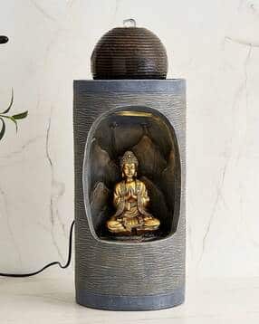 home centre Modern Polyresin Buddha in Cave Water Fountain-picture-25