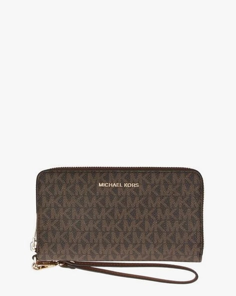 Buy Michael Kors Jet Set Smartphone Wristlet Brown Color Women