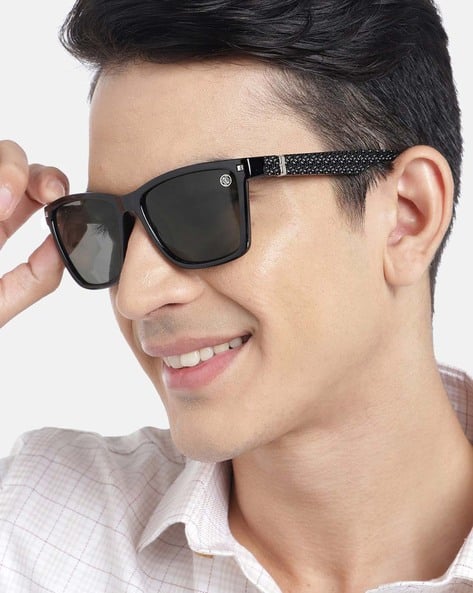 Carlton London Men UV Protected Rectanguler Sunglasses-CLSM267