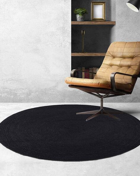 Habere India  Jute Round Area Carpet