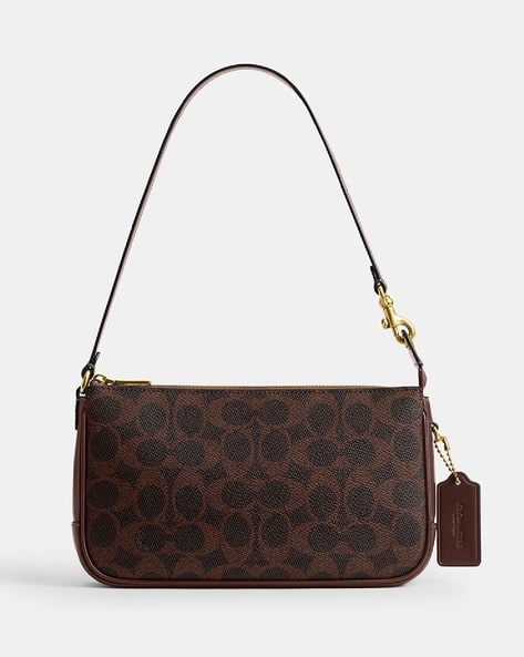 Buy Coach In Signature Canvas Plaza Shoulder Bag | Brown Color