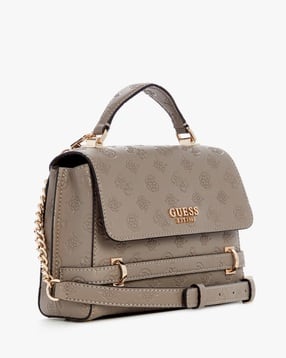 guess Logo Textured Zarela Top Handle Shoulder Bag-picture-14