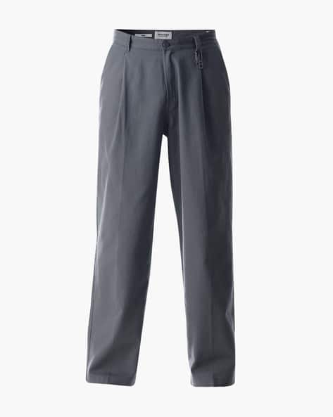 Jack & Jones Men Grey Loose Fit Pleated Pants - Image 6