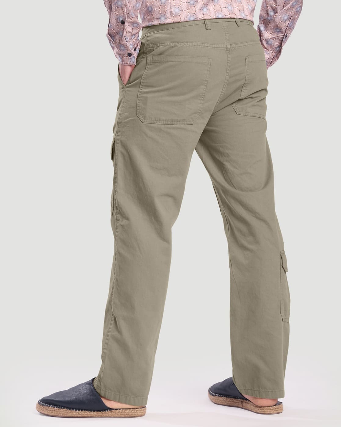 Men Straight Fit Cargo Pants