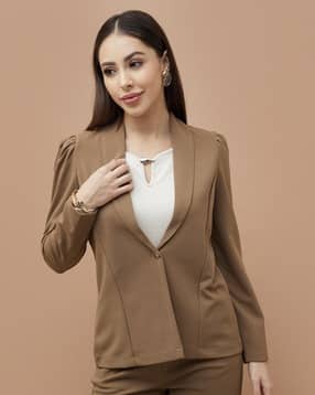 code by lifestyle Women Regular Fit Button Closure Jacket-picture-10