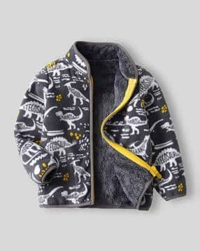 hopscotch Boys Zip Front Hooded Jacket-picture-49