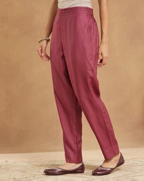 fabindia Women Pants with Elasticated Waist-picture-30