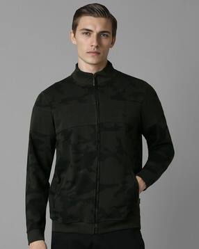 louis philippe Men Regular Fit Zip-Front Sweatshirt-picture-17