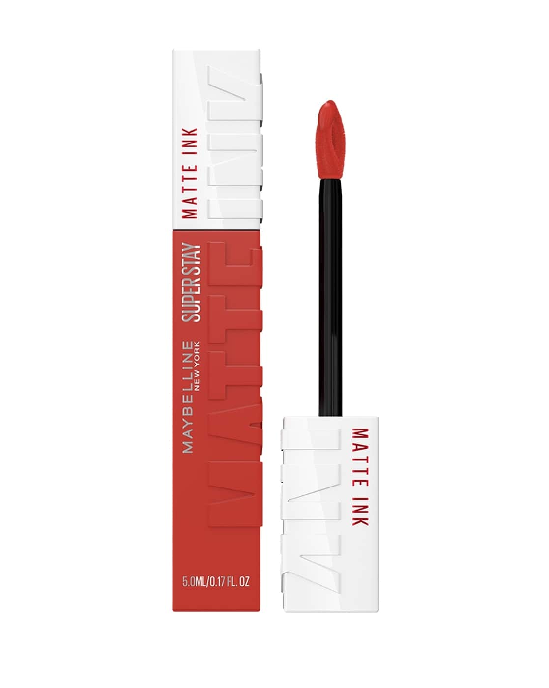 Maybelline New York Super Stay Matte Ink Liquid Lipstick 130 Self Starter For Women (Orange, OS)