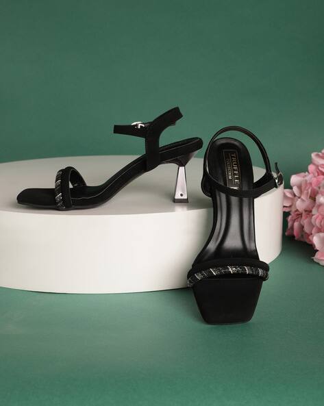 Truffle collection Women Embellished Slingback Stilettos