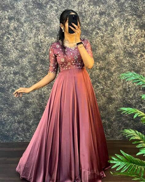 Buy Pink Dresses Gowns for Women by Nyrika Online