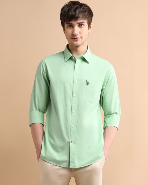 Buy Light Green Shirts for Men by U.S. Polo Assn. Online | Ajio.com Buy Light Green Shirts for Men by U.S. Polo Assn. Online | Ajio.com