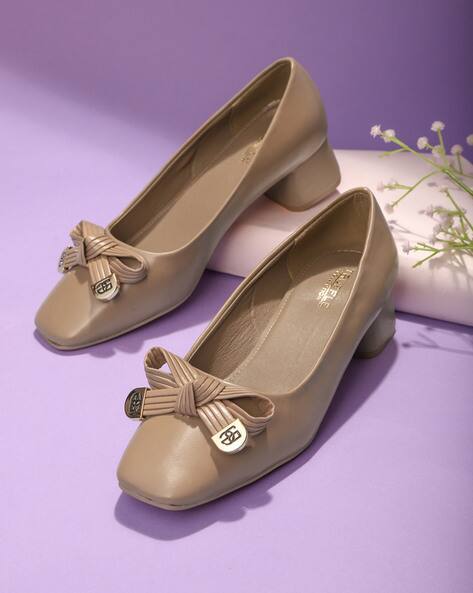 Truffle collection Women Slip-On Pumps with Metal Accent