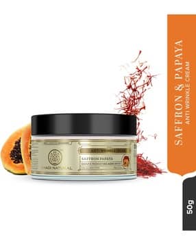 khadi natural Saffron and Papaya Anti Wrinkle Cream -picture-35