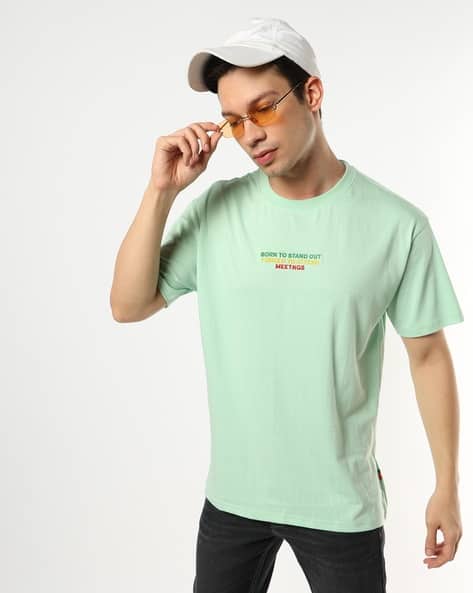 Buda Jeans Co Embroidered Relaxed Fit Crew-Neck T-Shirt