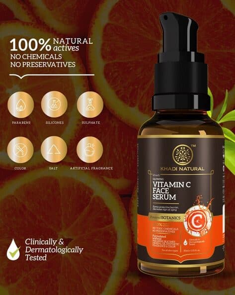 Khadi Natural Powerd Botanics Vitamin C Face Serum
