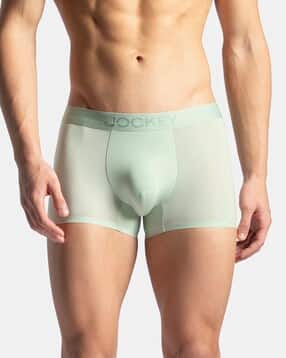 Men Regular Fit Trunk with Elasticated Waist