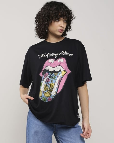 Buy LEE COOPER The Rolling Stones - Women Gr Online | Ajio.com