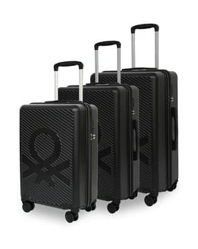 united colors of benetton Men Pack of 3 Hard Body Trolley Bag with Number Lock-picture-13