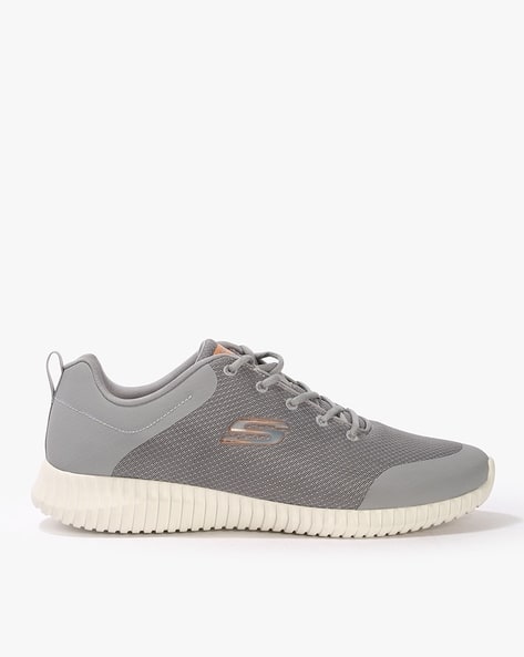 Skechers Men Elite Flex Low-Top Lace-Up Casual Shoes