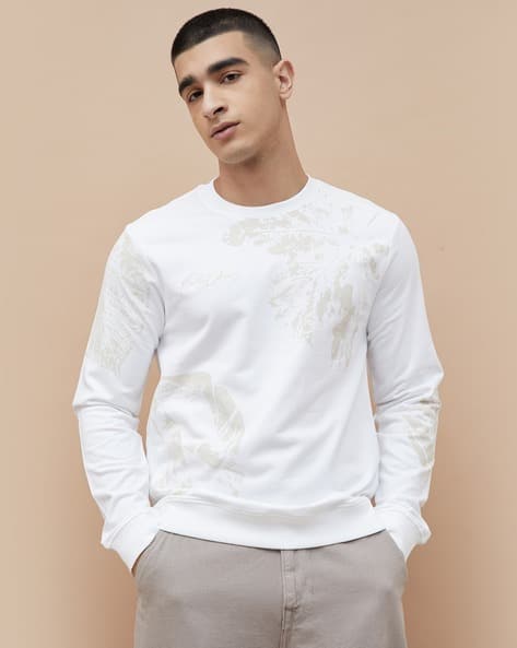 Fame forever by lifestyle Men Printed Regular Fit Sweatshirt