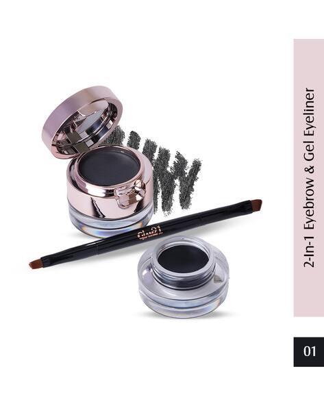 Glam 21 Smudge & Waterproof 2-in-1 Eyebrow Powder & Gel Eyeliner
