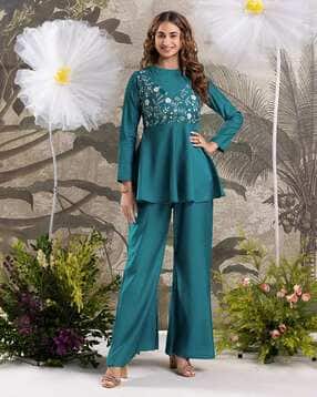 weavllite Women Embroidered 2-Piece Co-Ord Set-picture-9