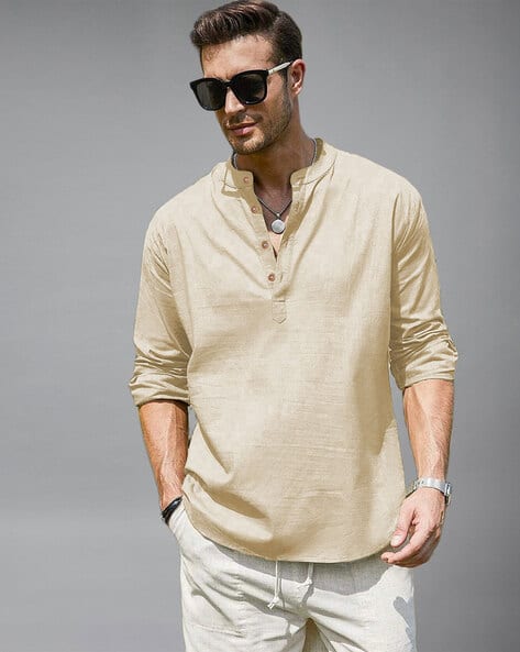 Buy White Kurtas for Men by VIDA LOCA Online | Ajio.com