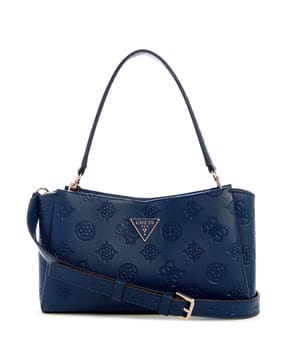 Logo Embossed Monogram Tisha Crossbody Bag
