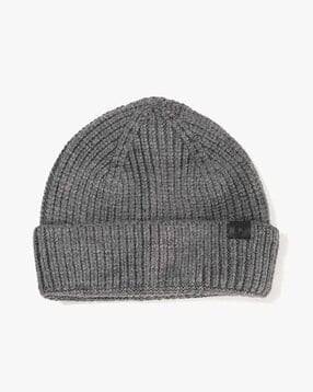 帽子 PROFESSIONAL KNIT CAP (GRAY) Buy MATCHITT Men Cable-Knit Beanie Cap Online | Ajio.com