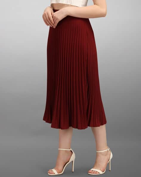 Women High-Rise A-Line Skirt