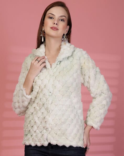 Women Geometric Cardigan