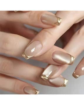 Women Set Of 24 Artificial Reusable Nails