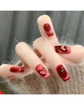 pink truck Women Set Of 24 Artificial Reusable Nails-picture-19