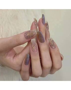 pink truck Women Set Of 24 Artificial Reusable Nails-picture-20