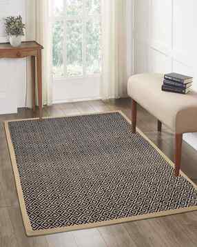 saral home Woven Anti-Slip Strong Border Carpet-picture-33