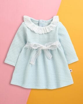 Lace A-Line Frock-image-25