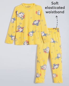 Boys Graphic Lounge Pants and T-Shirt Set-image-41