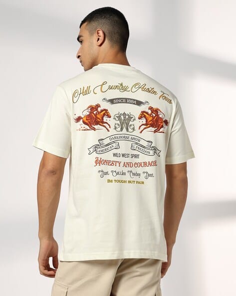 Buy DNMX Men Hill Country Print Relaxe Online | Ajio.com