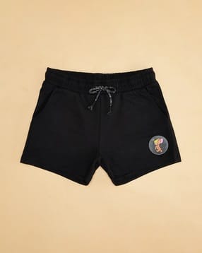Girls Printed Regular Fit Shorts with Insert Pockets-image-45