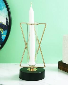 Golden Prism Candle Holder-image-3